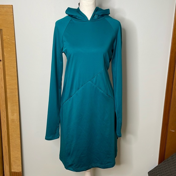 Betabrand Red Eye Travel Dress - Picture 2 of 12